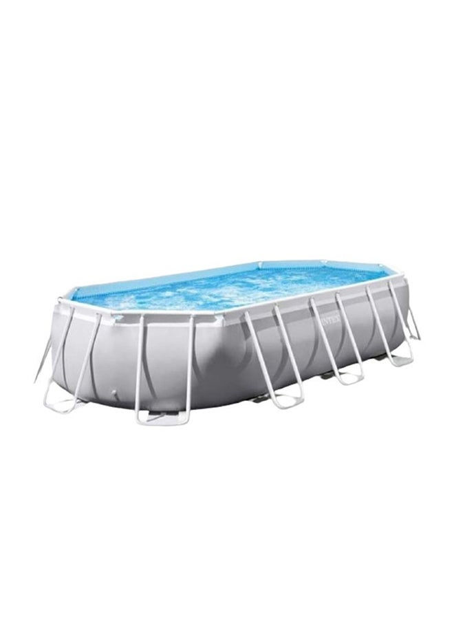 Prism Frame Oval Swimming Pool 5.03 x 2.74 x 1.22meter