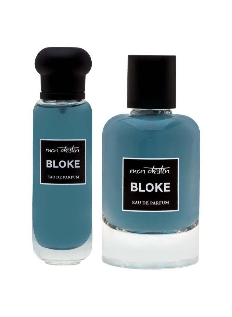 Mon Destin Bloke Eau De Parfum EDP 100ML + 30ML Perfume Gift S-et For Women and Men Inspired by Mont Blanc Legend Intense