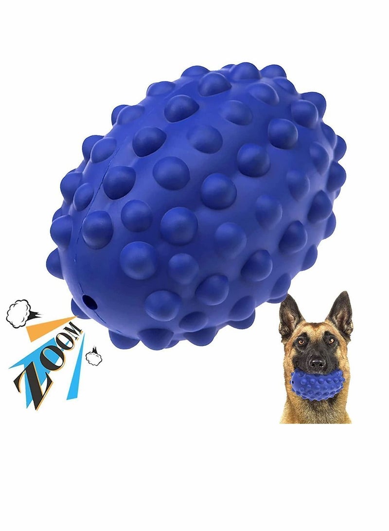 Aggressive Chewing Large Dog Toy, Indestructible Squeaky Toys for Dogs, Durable Chew Teeth Cleaning, Natural Rubber Ball Outdoor Playing, Suit Medium, Breed