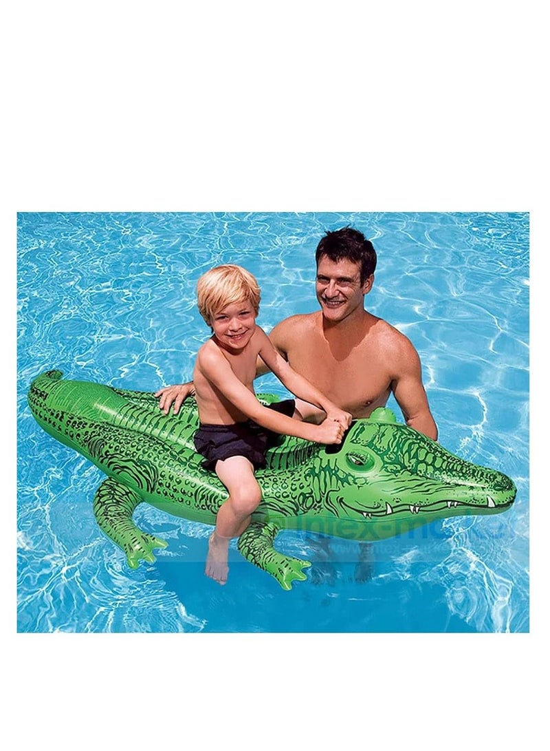 Inflatable Pool Floats, Kids Swim Seat, Summer Beach Pool Party Kids Toy Alligator