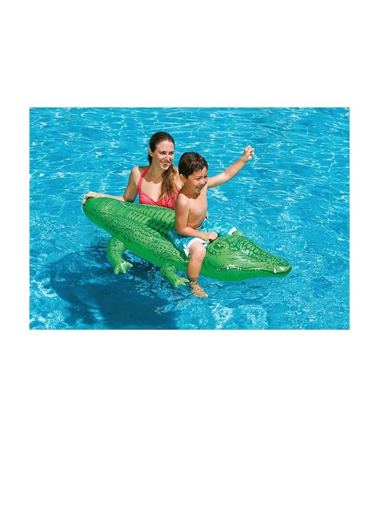 Inflatable Pool Floats, Kids Swim Seat, Summer Beach Pool Party Kids Toy Alligator