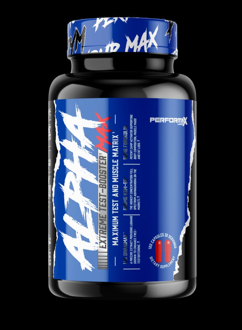 Alpha Max Extreme Test Booster 120 Capsules