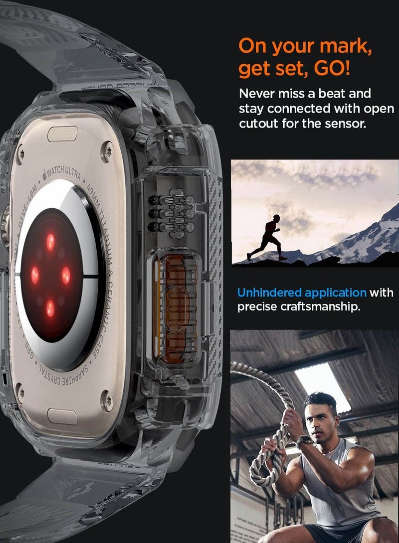 Rugged Armor Pro for Apple Watch Ultra 49mm Case Cover with Band - Space Crystal