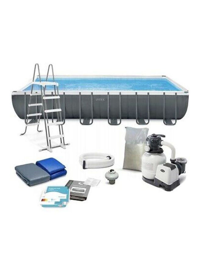 Prism Frame Rectangular  Swimming Pool 732x366x132cm 732x366x132cm