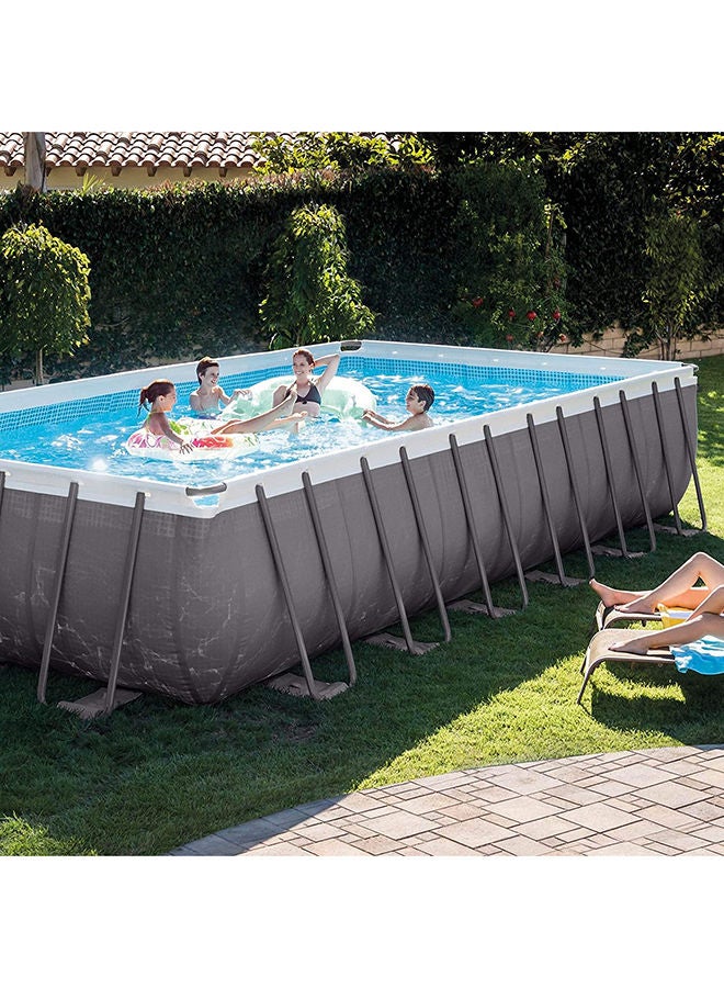 Prism Frame Rectangular  Swimming Pool 732x366x132cm 732x366x132cm
