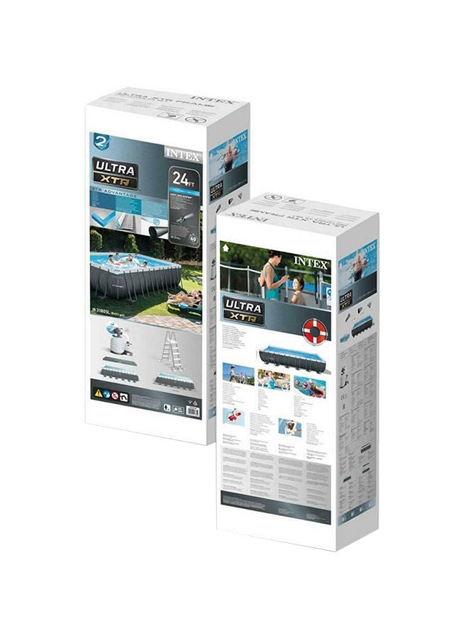 Prism Frame Rectangular  Swimming Pool 732x366x132cm 732x366x132cm