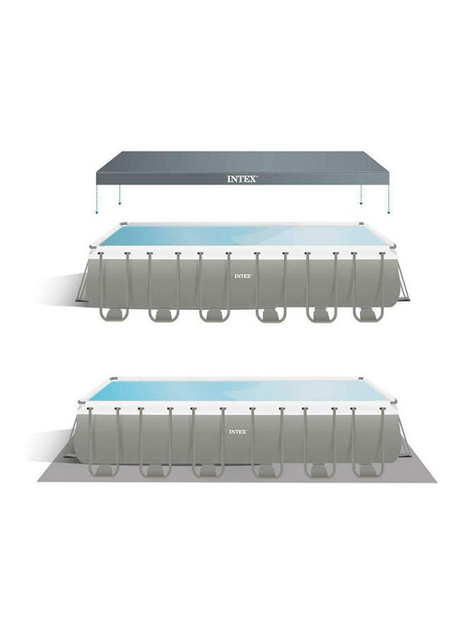 Prism Frame Rectangular  Swimming Pool 732x366x132cm 732x366x132cm