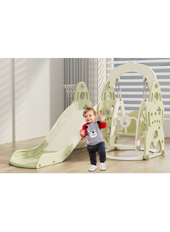 Multifunctional Toys Playground Kids Play Plastic Children Indoor Slide And Swing Set For Kindergarten