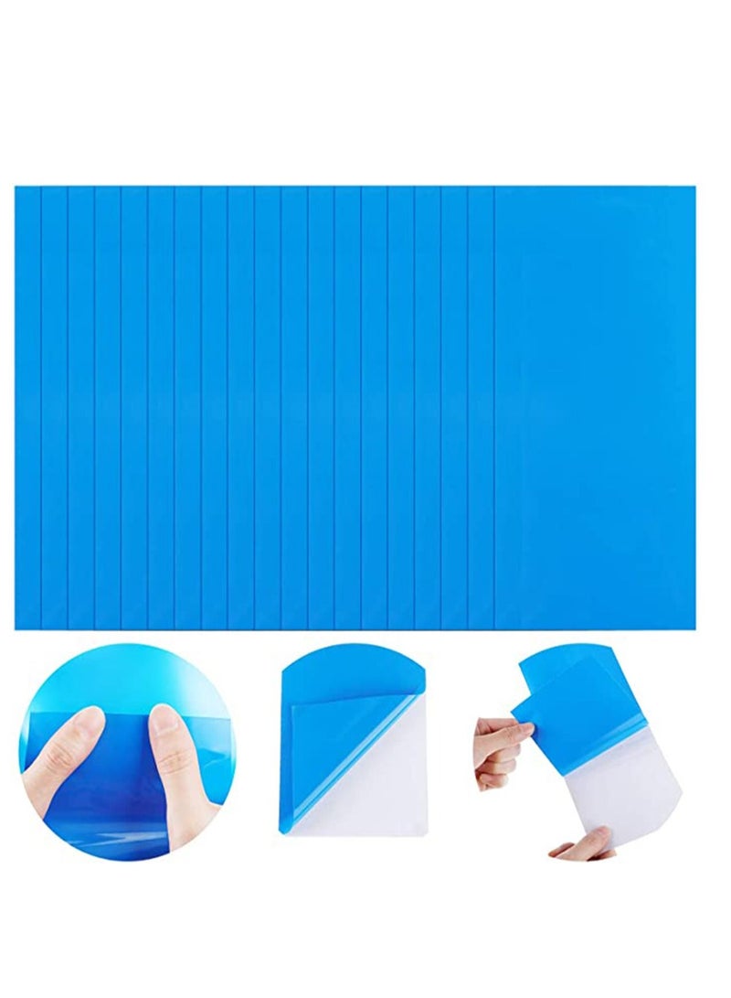 Self-Adhesive PVC Repair Patches, Vinyl Pool Liner Patch Boat Rubbers for Inflatable Raft Kayak Canoe, Rectangle, Swimming Pools, Beach Balls, Sleeping Bags and More