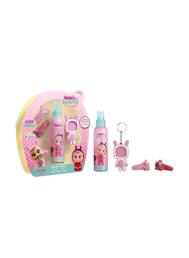 Cry Babies Set EDT 150 ml + Key Ring + 2 Hair Clips