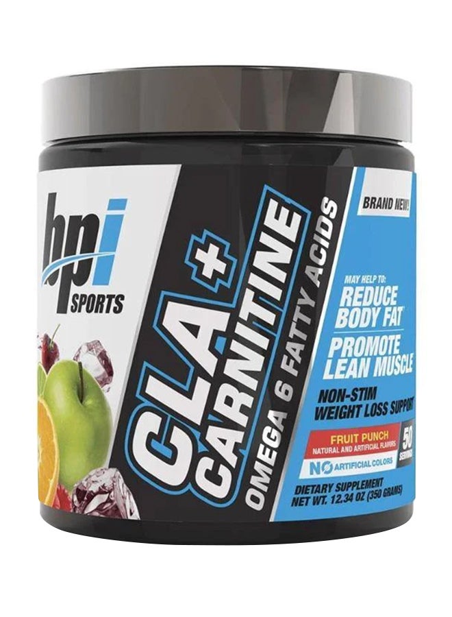 Cla+ Carnitine, Weight Loss Support, Fruit Punch, 350 grams, 50 servings