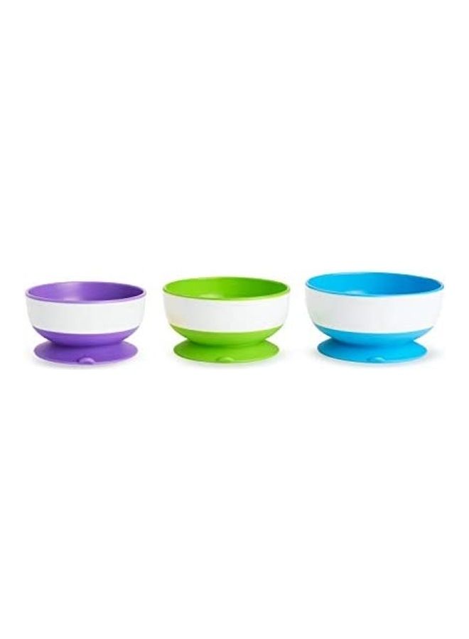 3-Piece Stay Put Suction Bowl Set