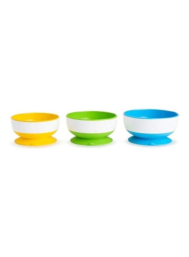 3-Piece Stay Put Suction Bowl Set