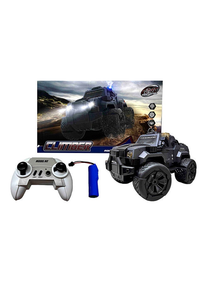 RC Car With Spray And LED Light 2.4G Radio Remote Control Car Durable Climbing Drift Off-Road Trucks Toys For Kids