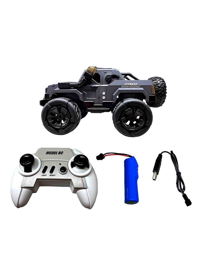 RC Car With Spray And LED Light 2.4G Radio Remote Control Car Durable Climbing Drift Off-Road Trucks Toys For Kids