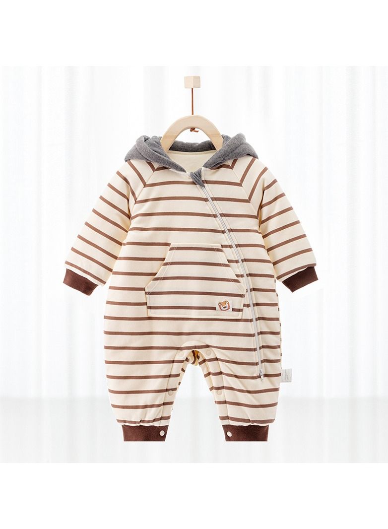 Baby Cute Padded Thick Warm Jumpsuit