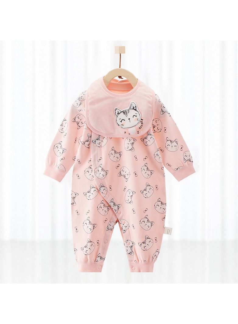 Baby Jumpsuit With Long Sleeves Cotton