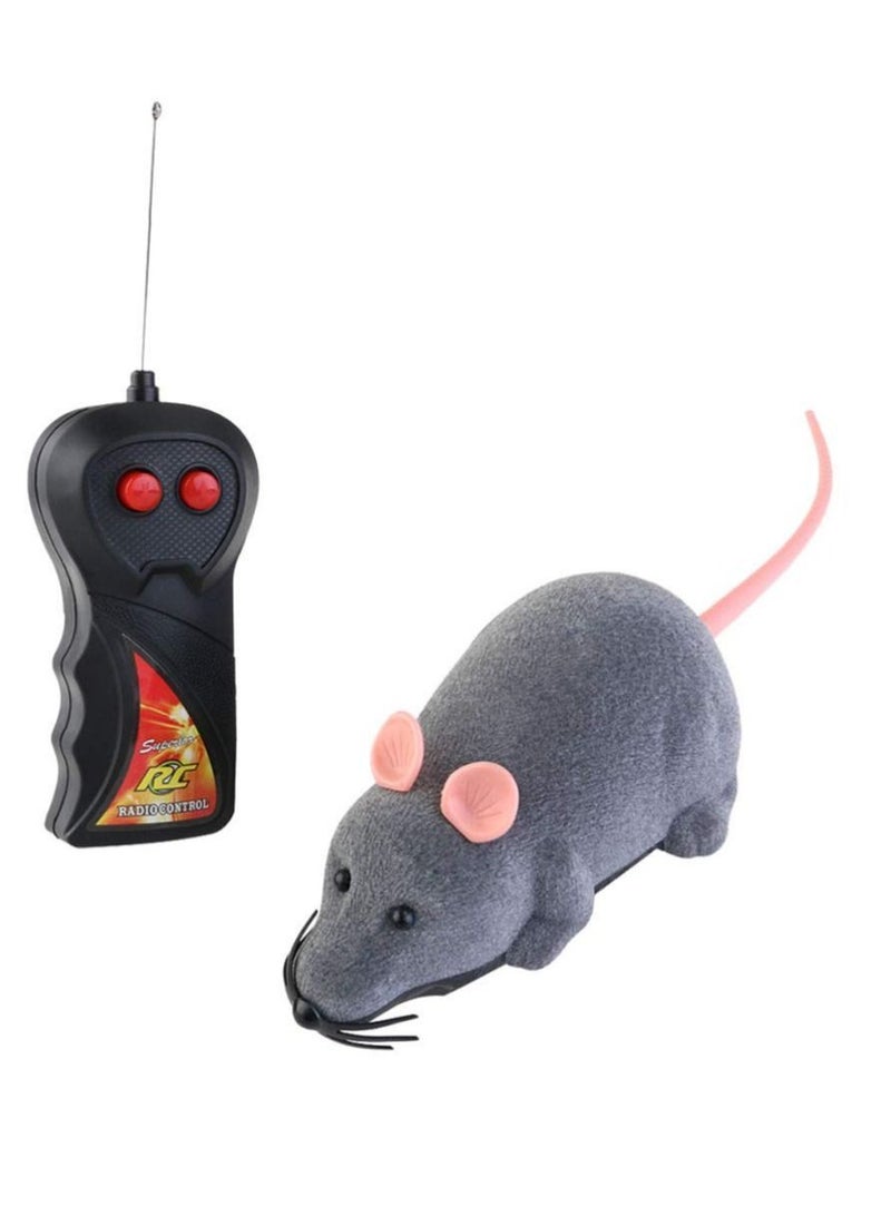 Remote Control Mouse Cat Toy, Funny Rat Flocking Wireless Toys, for Dog Kitten Pet Interactive Toys