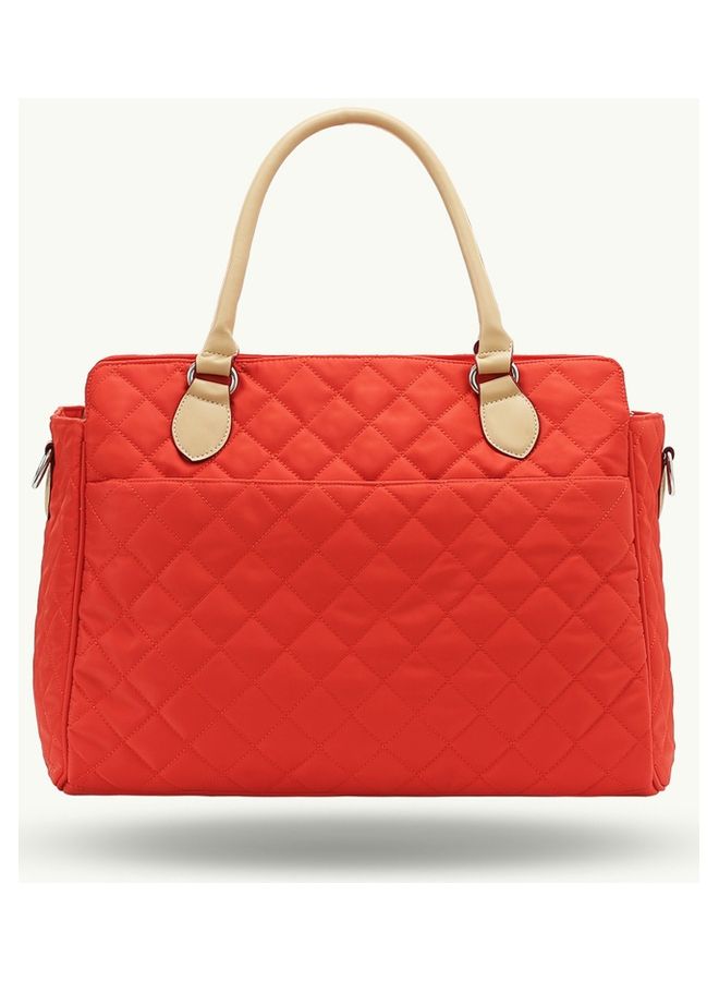 Styler Fashion diaper Bag With Multiple Pockets - Orange