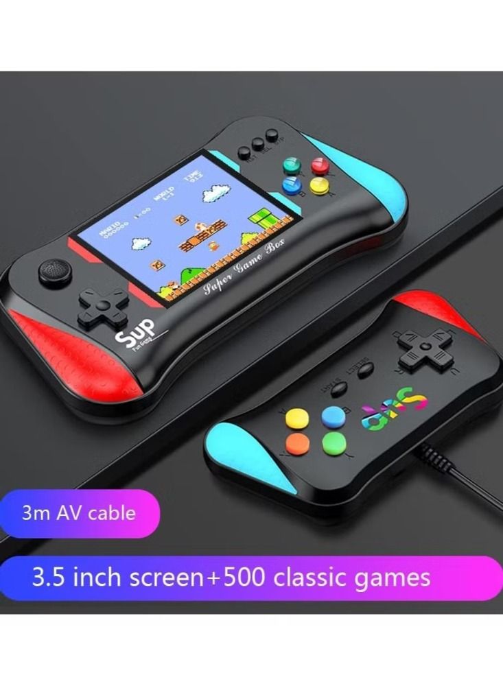 Handheld Game Console 3.5 Inch Video Game Players Retro SUP Game Machine Portable Mini Gamepad With 500 Classical Games