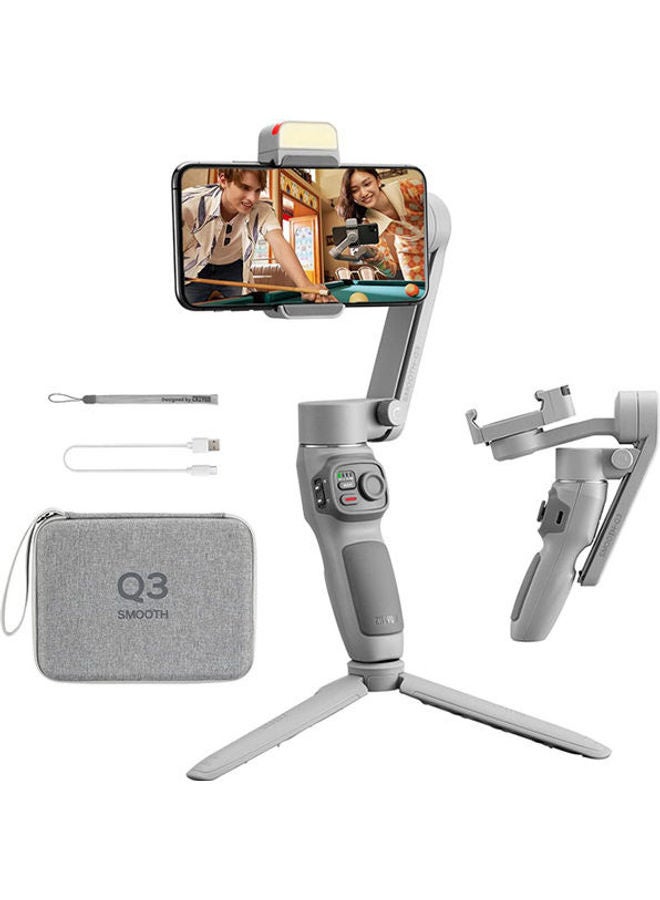 Tech Smooth-Q3 Smartphone Gimbal Stabilizer Combo