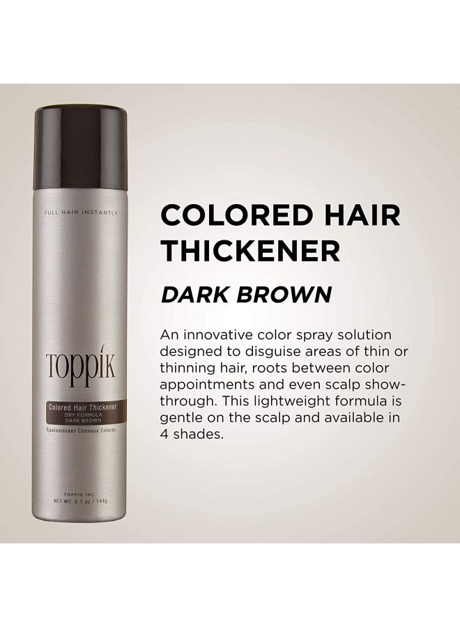 Colored Hair Thickener Dark Brown 144grams