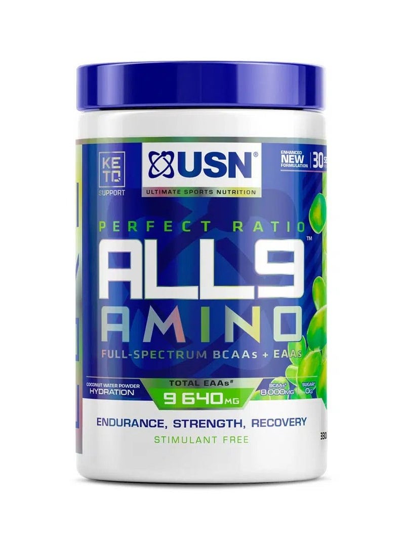 Perfect Ratio All 9 Amino Green Jelly Bean 30 Serve 330G