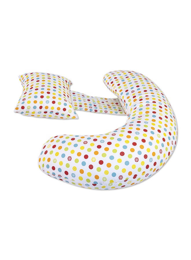 Multi-Position Comfortable Pregnancy Pillow Cotton Multicolour 57x46x14cm