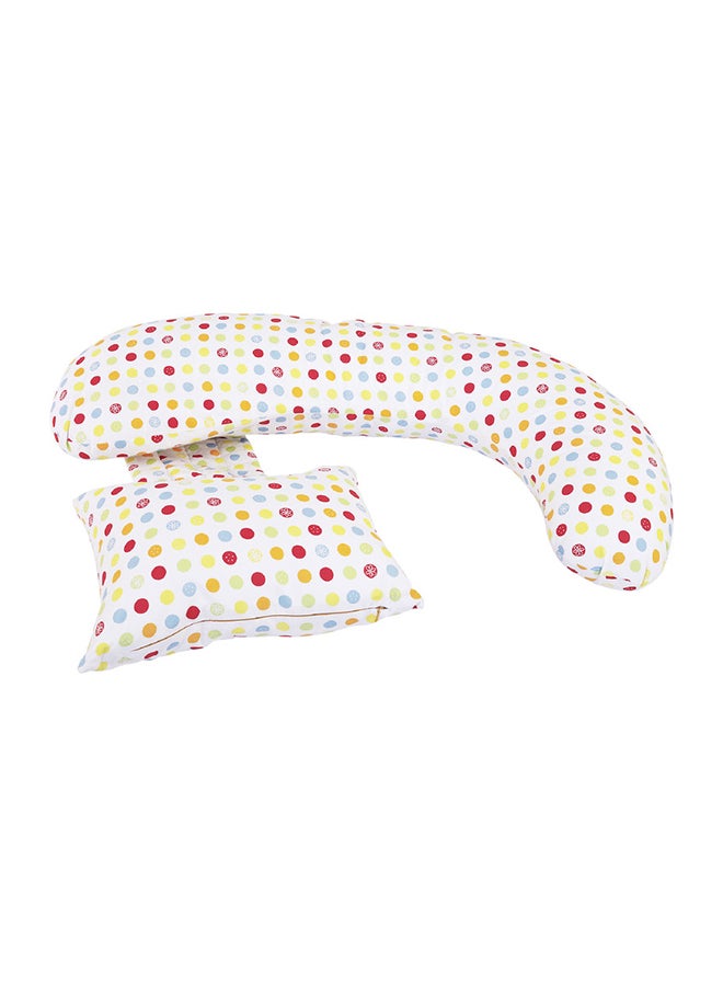 Multi-Position Comfortable Pregnancy Pillow Cotton Multicolour 57x46x14cm