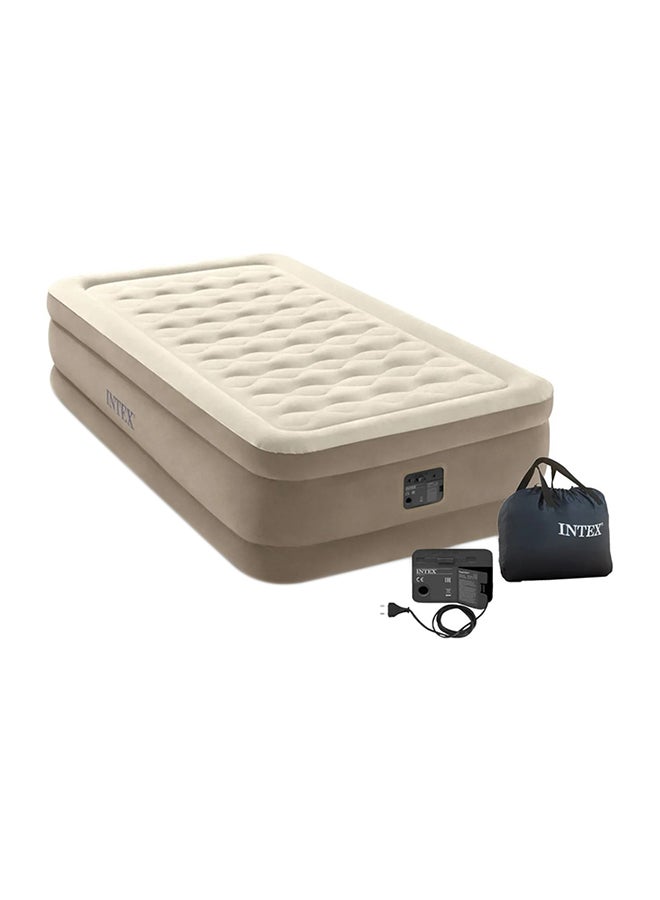 Dura-Beam Deluxe Series Ultra Plush Airbed With Fiber-Technology PVC Beige 191x99x46cm