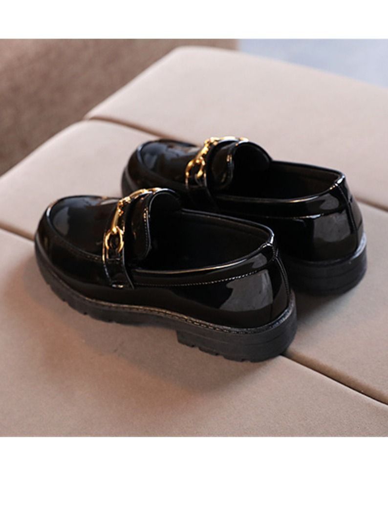 Children's Black British Soft Soled Performance Shoes Black