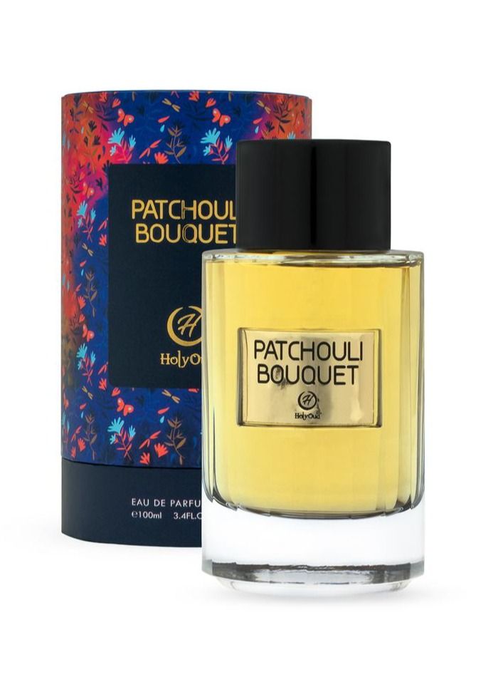 Holy Oud Patchouli Bouquet Eau De Parfum Woody Floral Musk Fragrance For Men & Women 100ML