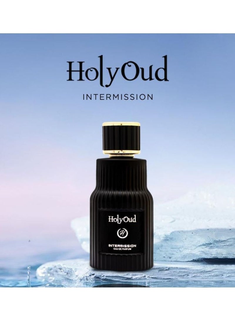 Holy Oud Intermission Eau De Parfum Amber Woody Fragrance Perfume for Men and Women 100ML