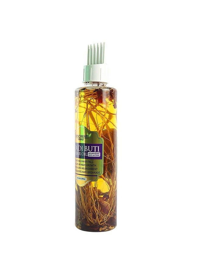 Herbals Jadibuti Hair Oil With Comb Applicator 200 Ml For Hair Fall Control & Hair Growth I Ayurvedic & Natural I For Men & Women