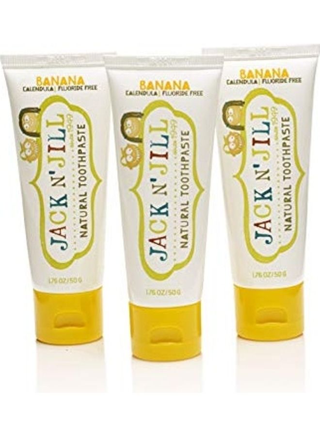 Pack Of 3 Organic Banana Natural Toothpaste