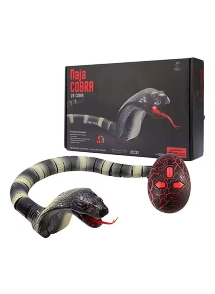 Remote Controlled Wireless Flexible Realistic Fast Moving Naga Cobra Snake Toy 44x7x6cm