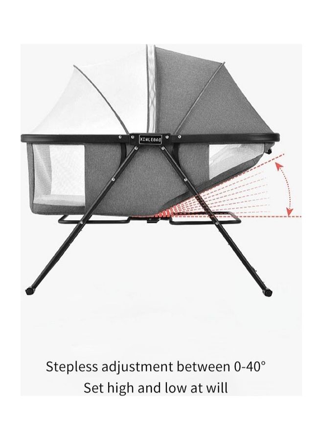 Movable Portable Crib With Multifunction