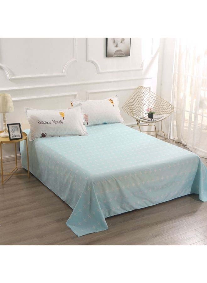 4-Piece European Style Duvet Cover Set Polyester White/Black/Yellow