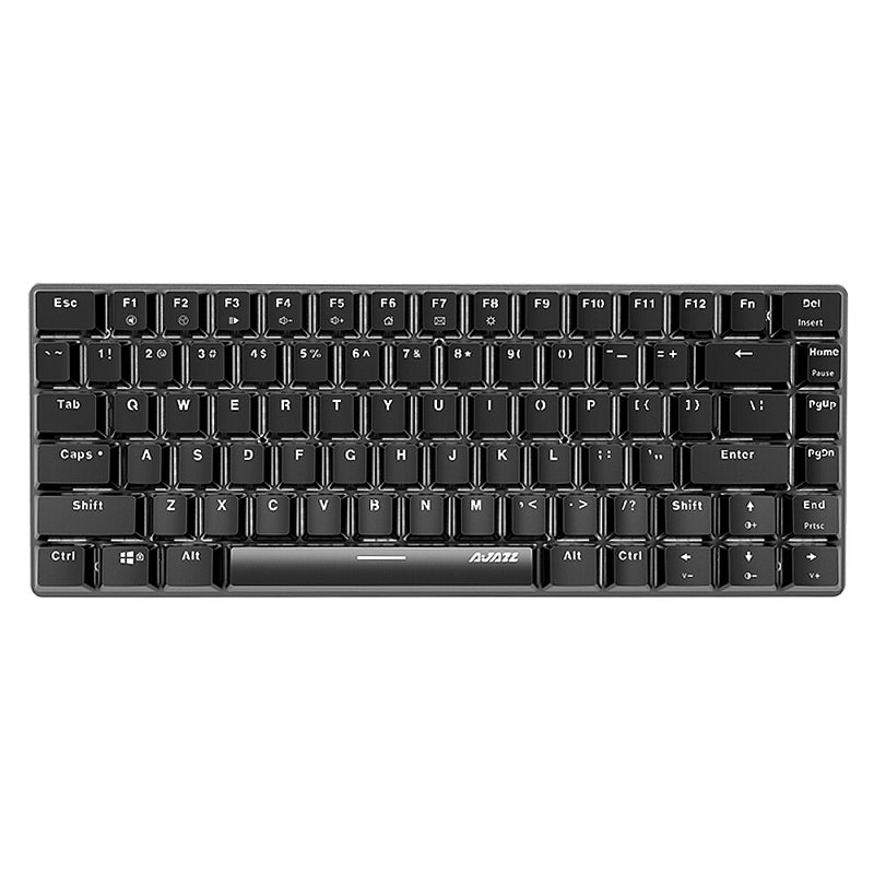 AK33 82 Keys USB Wired Monochromatic Backlight Gaming Keyboard