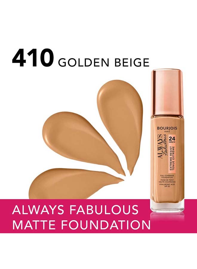 Always Fabulous 24Hrs Liquid Foundation SPF20 410 Golden Beige