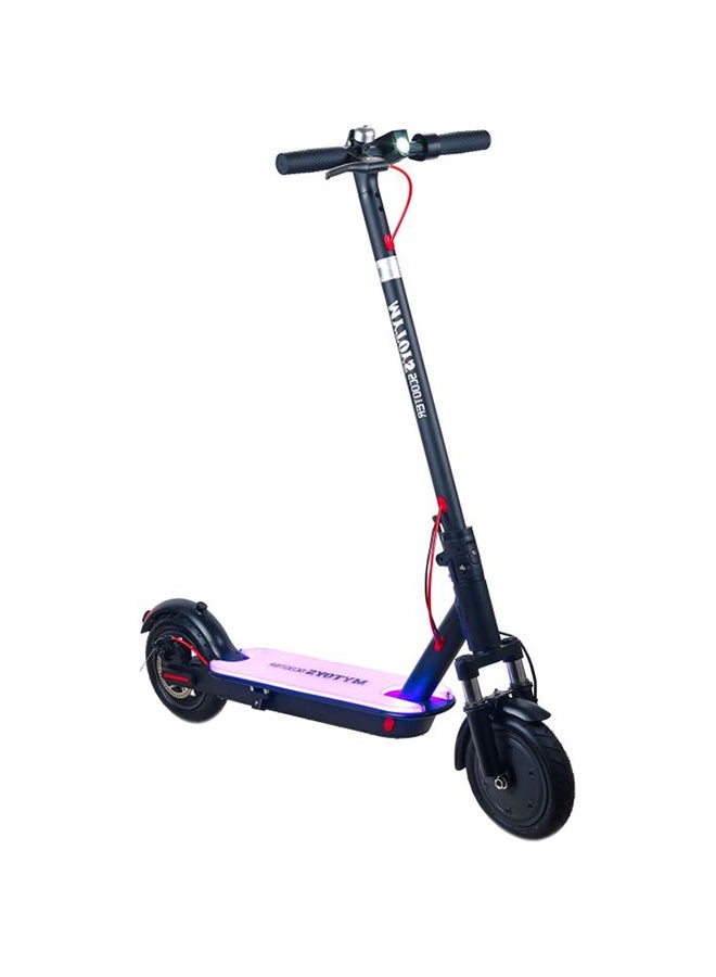 Mt490 High Speed Foldable Electric Scooter With Led Illumintanig Standing Dock Heavy Duty Front Suspension 350W Motor 7800mAh High Capacity Battery 45Km/h