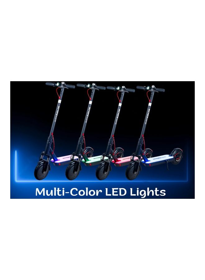 Mt490 High Speed Foldable Electric Scooter With Led Illumintanig Standing Dock Heavy Duty Front Suspension 350W Motor 7800mAh High Capacity Battery 45Km/h