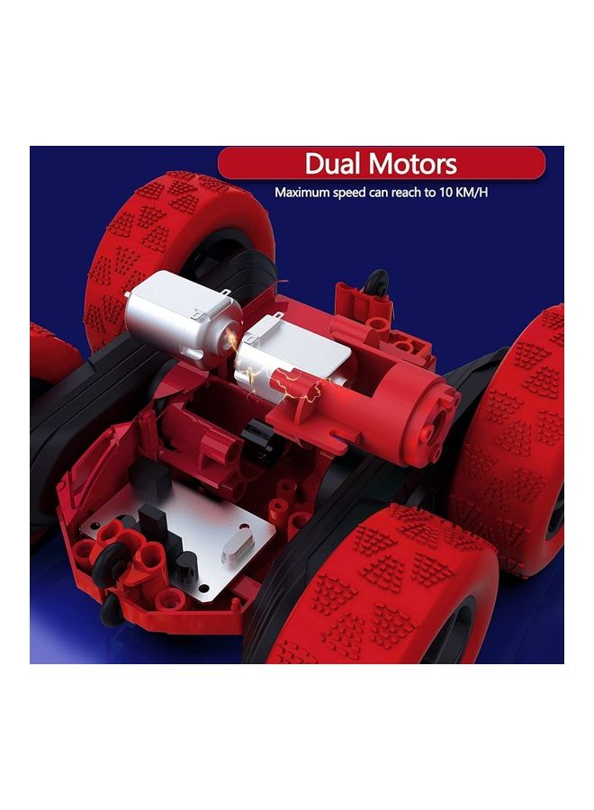 RC Stunt Car Toy Red 17x16x7.5cm
