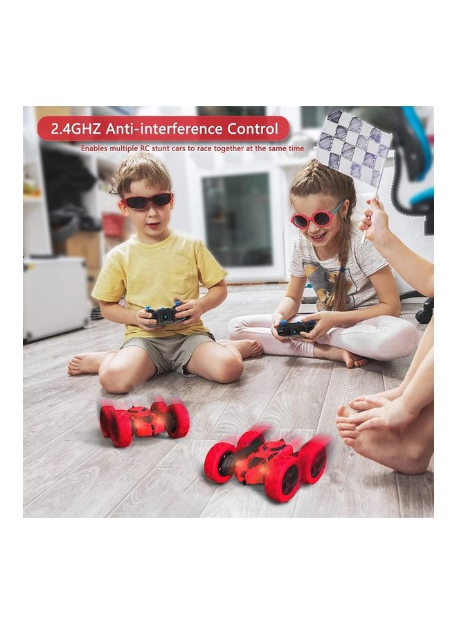 RC Stunt Car Toy Red 17x16x7.5cm