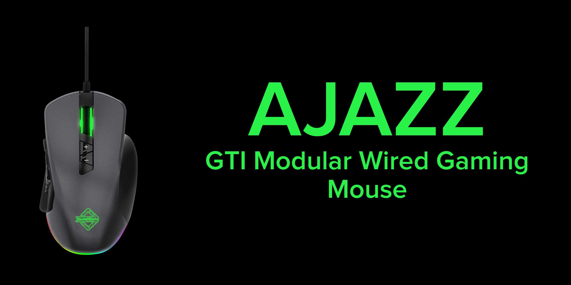 GTI Modular Wired Optical Sensor Gaming Mouse