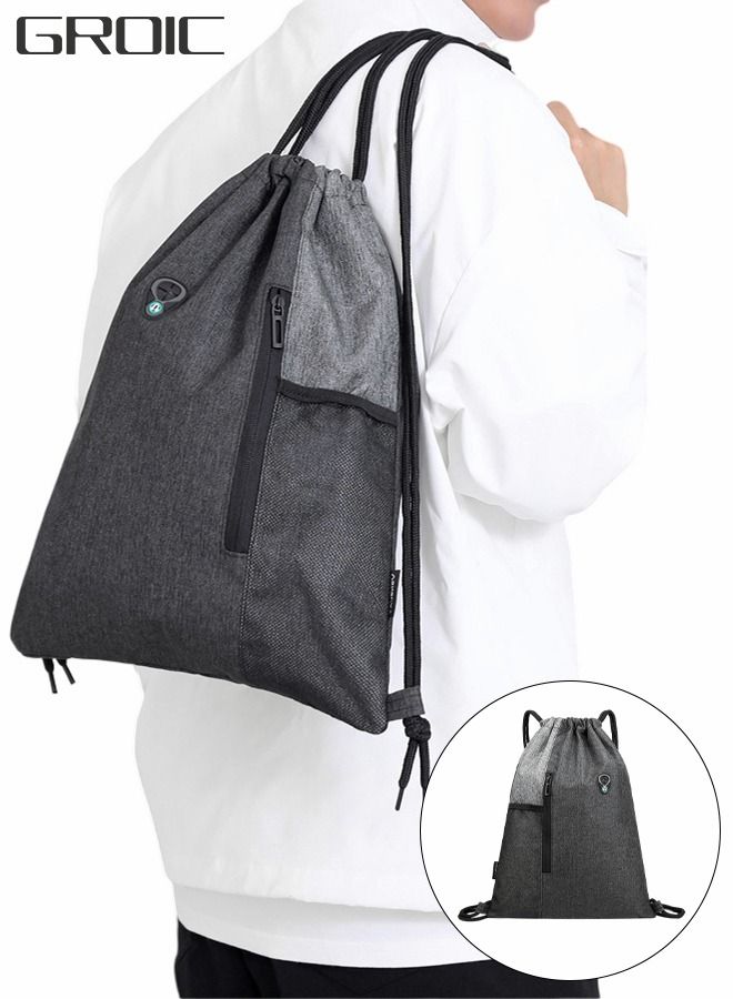 Waterproof Drawstring Gym Backpack Bag Sport Gym Sack Mini Travel Daypack Drawstring Backpack Outdoor Sports Bag