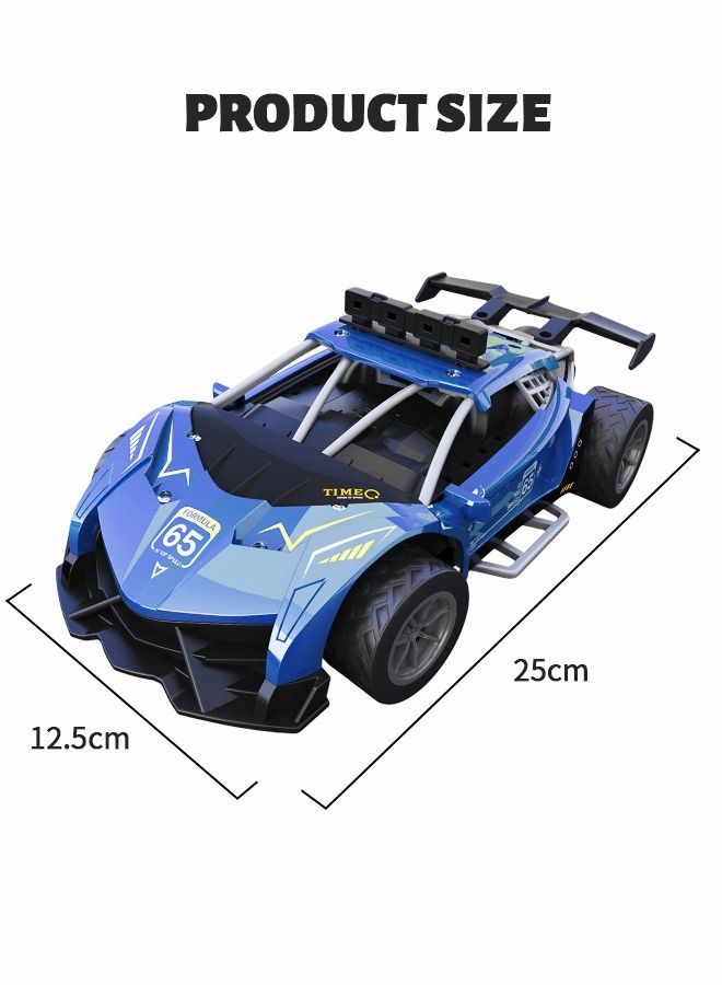 Remote Control Car,High Speed RC Car Scale Race Car Supercar Vehicle with Spray Steam,LED Light,RC Racing Car