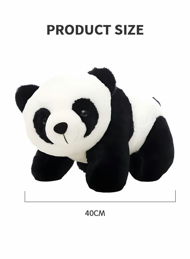 40cm Panda Plush Toy, Plush Animal Doll, Animal Plush Toy, Children's Cartoon Animal Toy Companion Doll,Panda Toy