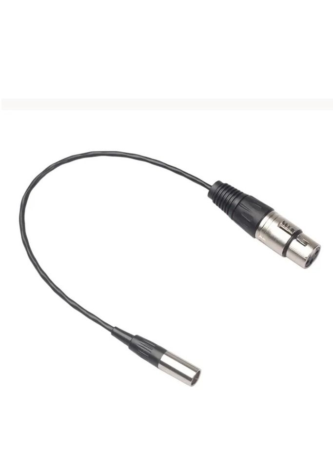 Mini XLR 3 Pin Male To 3 Pin Microphone Cable Male/Female For Blackmagic Pocket Cinema