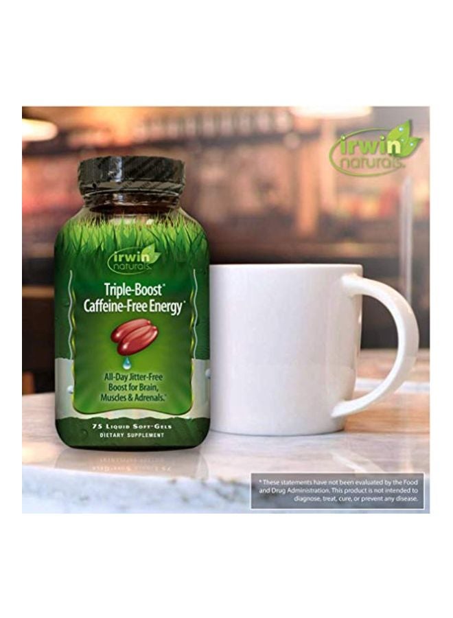 Triple-Boost Caffeine-Free Energy - 75 Liquid Soft-Gels